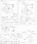 Air Cleaners Diagram and Parts List for 305440-1409-E1  Briggs and Stratton Engine